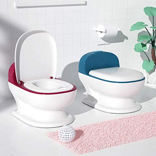 Potty Seat voor peuters Baby Mini Toilet De Vorm Onbenullige een zachte en met deksel, Zindelijkheid Seat met Flush… - Afbeelding 6