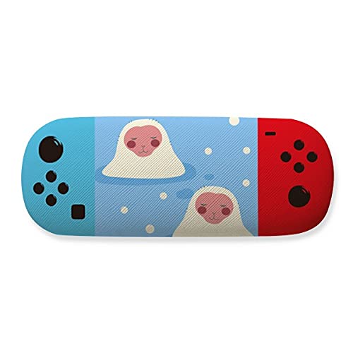 Étui à lunettes de voyage japonais rigide : boîte de protection motif animal et chance