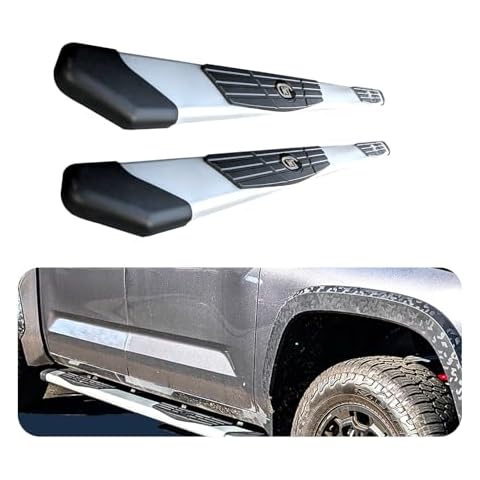 Tutel TGN Side Step Nerf Bar for 2022-2025 Toyota Tundra Crew Cab - OEM Style Replica (Aluminum) Cover