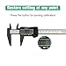 Raniaco Calibre Digital, Vernier Calibre Pantalla LCD Calibrador Electrónica, 150mm/6Inch para Medir...