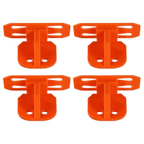 Soporte de pared de carril individual, 4 piezas estante para exhibición colgante | Carril individual para modelos de coche, para juguetes, vehículos, estantería soporte cámara