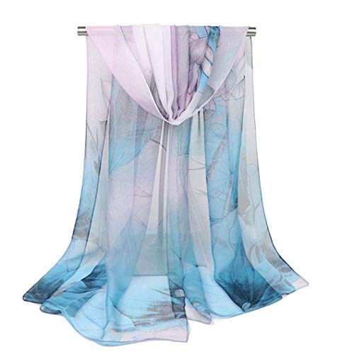 Image of Acotavie Scarfs for Women Lightweight Fashion Scarves Print Floral Pattern Scarf Shawl Wraps
