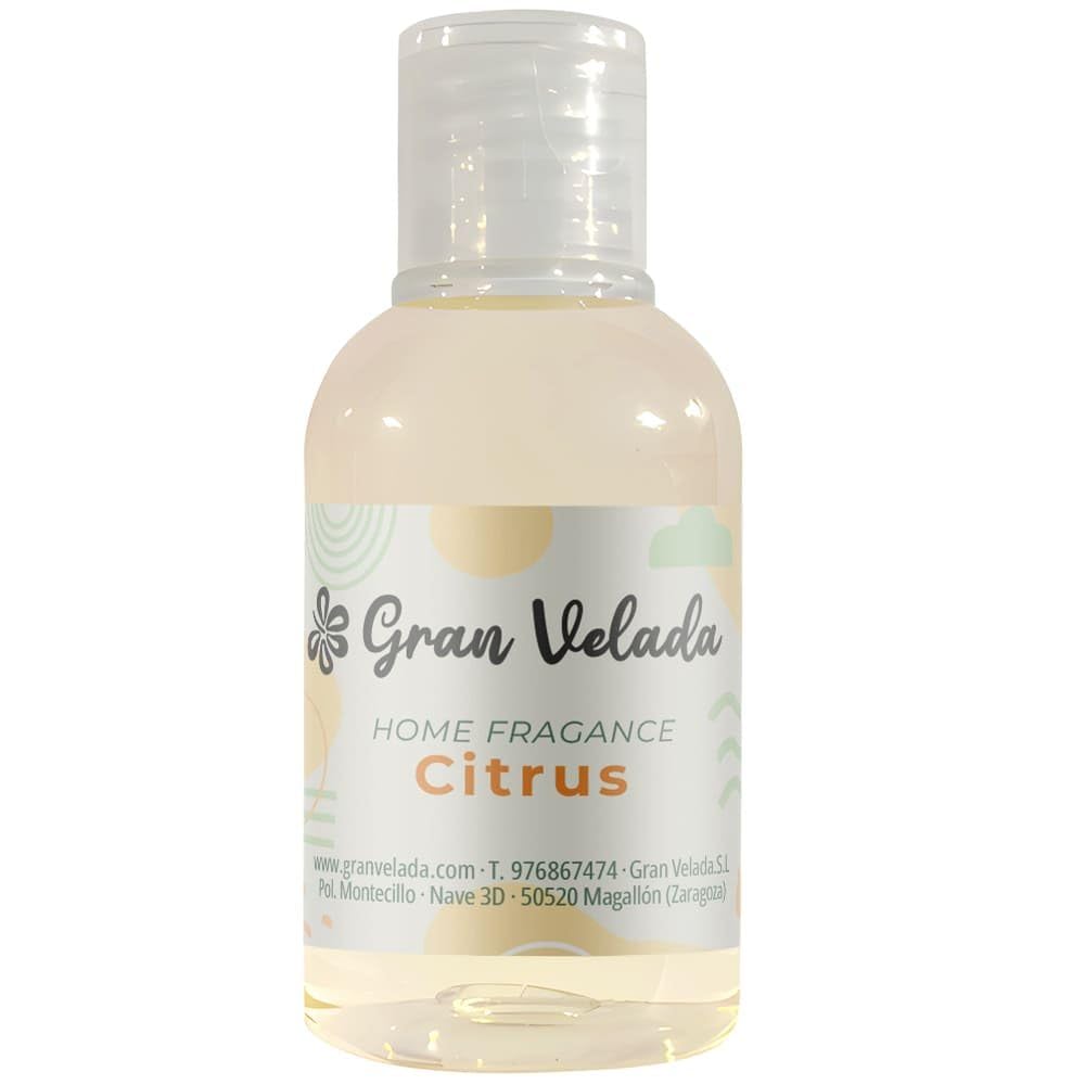 Gran Velada - Duftöl Zitrus für den Haushalt 1000 ml | Ätherisches Öl für Kerzen, Raumdüfte und Reinigungsmittel, Intensives Zitrus-Blüten Aroma, Professionelles Parfüm für das Zuhause