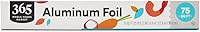 365 by Whole Foods Market Aluminum Foil 75 Sq Ft - Trusted Kitchen Essential for Baking, Grilling & Easy Cleanup