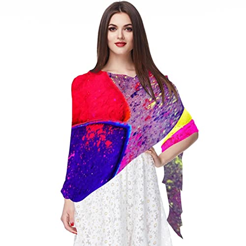 Écharpe pashmina femme multicolore 01, le cadeau idéal pour célébrer une occasion spéciale