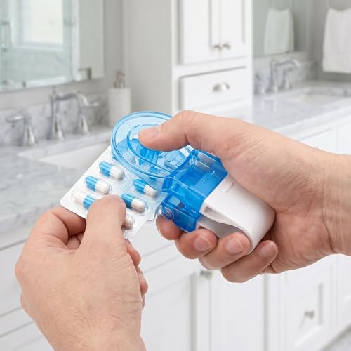 Séparateur de pilules précis et perforateur de blister facile | Lot de 2