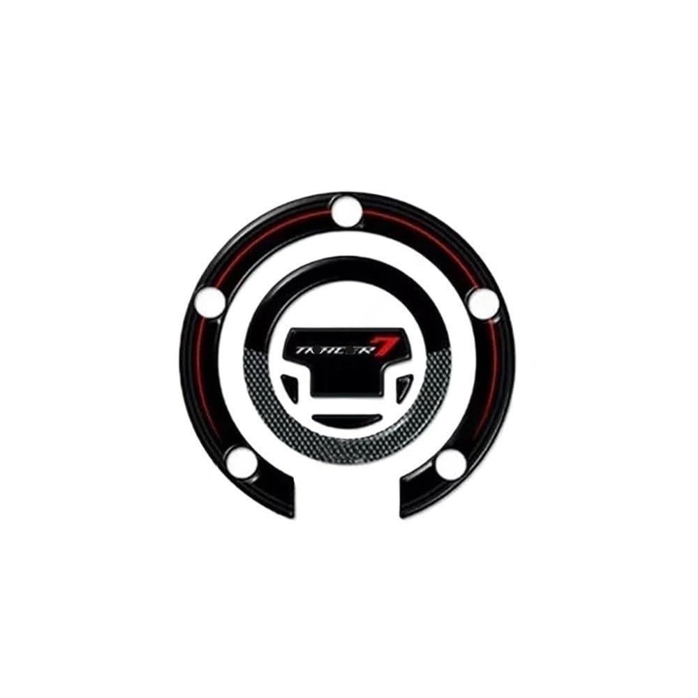Motorcycle Fuel Tank Pad Sticker Scratch-Resistant Resin Protective Sticker Kit for YAM&AHA for Tracer 7 2024 Motorbike Traction Fuel Decal Tank