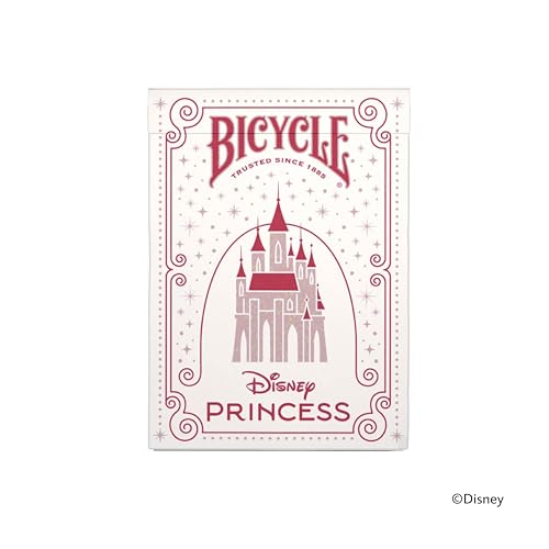 Image of Bicycle Disney Princess Special Edition Playing Cards - Collectible Deck of Cards for Kids Card Games Featuring Characters from Mulan, Hercules, Moana, Cinderella, Sleeping Beauty and More