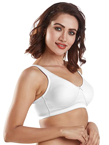Image of SONARI Womens High Coverage Regular Bra | Poly Cotton Fabric, Non Padded, Non Wired, Comfort Bra | Adjustable and Wide Shoulder Straps, U Back Design with Hook & Eye Closure - Lavish
