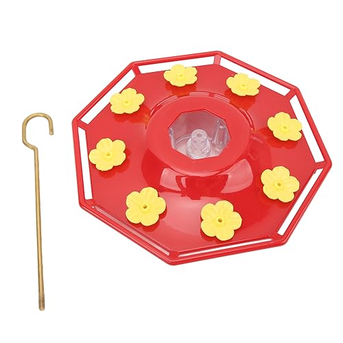 Alimentador De Beija-flor Com 8 Flores Amarelas, Semente De Pássaro Para Alimentadores Externos, Ali