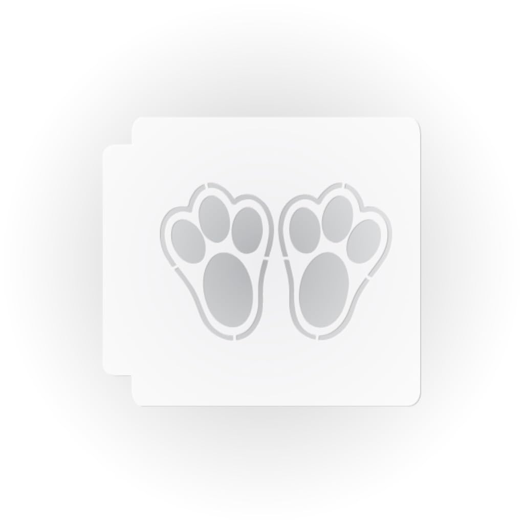 Bunny Feet 783-F565 Stencil (3 inch)