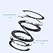 Strong Magnetic Phone Grip with Kickstand - Versatile Cell Phone Holder for Gym, Car Mount- Durable Double-Sided Magnetic Ring- Includes Metal Ring, Compatible with iPhone and All Cell Phones- (Black)