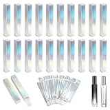 Segbeauty 20pcs Small Empty Gift Cardboard Boxes, Glossy Boxes for Gifts, Mini Roller Bottle, Square Paper Gift Wrap Box with Lid for Travel Spray Bottle Lipstick Lip Gloss Mascara Tubes Containers