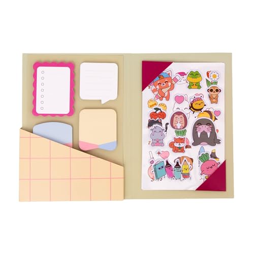 Miniatura 2 de Mr. Wonderful Set de Pegatinas y Notas Adhesivas Let’s Stick Around Together – Sticky Notes para Agenda