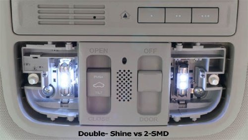 Bombillas LED iJDMTOY Blan. Frío 1.25 pulgadas DE3175 miniatura 4
