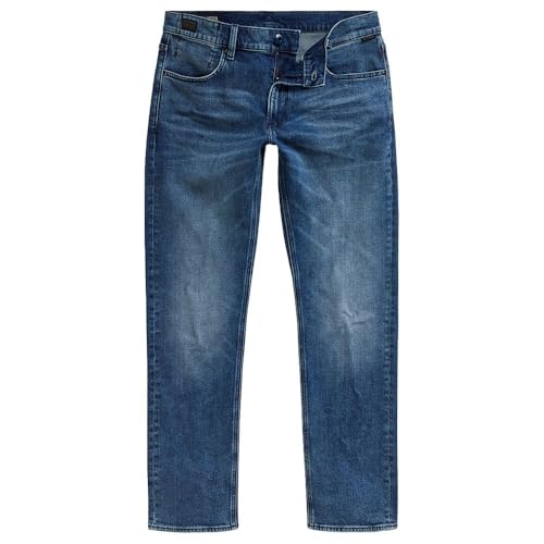 G-STAR Raw - Mens Mosa Straight Jeans, Color Faded Cascade, Size: 34W x 38L3