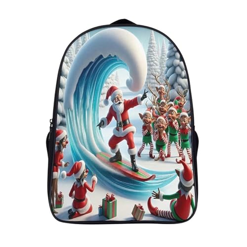 Sac d'école le Père Noël 3D le cadeau de Noël idéal pour fille et garçon