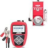 ANCEL BA101 Car Battery Tester 12V - Digital Automotive Batteries & Alternator Diagnostic Tool Plus ANCEL S110 Pro Automotive Smoke Machine with Air Pump, Evap Smoke Machine Leak Detector