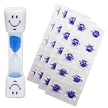 Smile Toothbrush Timer & 40 Disclosing Tablets (Blue Timer)