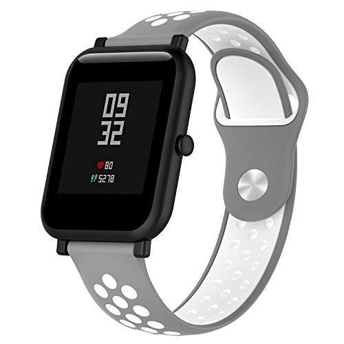 huami Amazfit Bip バンド Comtax 20mmシリコン製交換ベルト huami Amazfit Bip/Gear Sport 対応