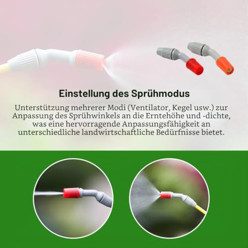 arrderly 3 Kunststoff-Sprühdüsen, Zubehör für die Bewässerung für den Garten, Ersatzzubehör für Sprühpistole, zur Bewässerung und Reinigung