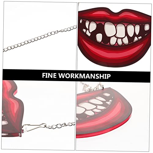 Colgante de labios para Halloween decoración creativa de interiores para el hogar 7