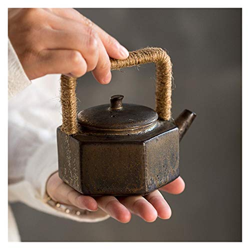 Con burbujas desmontables, tetera, tetera caliente, máquina de té perfecta, tetera, hervidor de cerámica, fabricación de… - Imagen 4