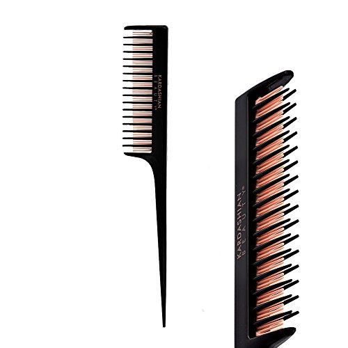 Kardashian Beauty Back Comb, Black / Gold, 1 ea
