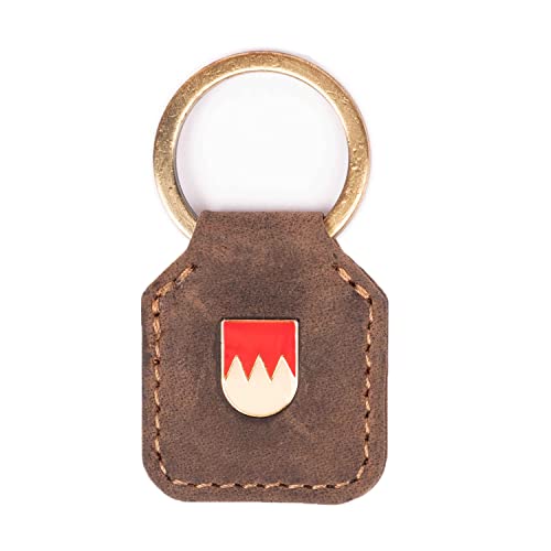 hodalump Schlüsselanhänger • Leder Anhänger für Schlüssel • Franken Wappen Cover