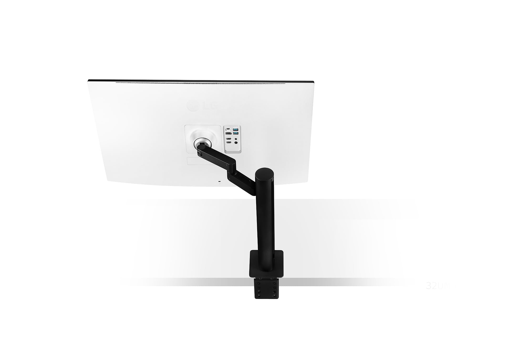 LG Ergo Ultrafine 32UN88AP-W Ecran PC 4K 32" - Dalle IPS résolution 3840x2160, 5ms 60Hz, HDR 10, DCI-P3 95%, Pied Ergonomique réglable, USB-C, Haut-parleurs
