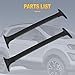 OCPTY Roof Rack Crossbars Fit for Ford Ecosport 2013-2022 Cargo Bars for Cargo Carrier Bag Luggage Kayak Canoe Bike Snowboard Skiboard