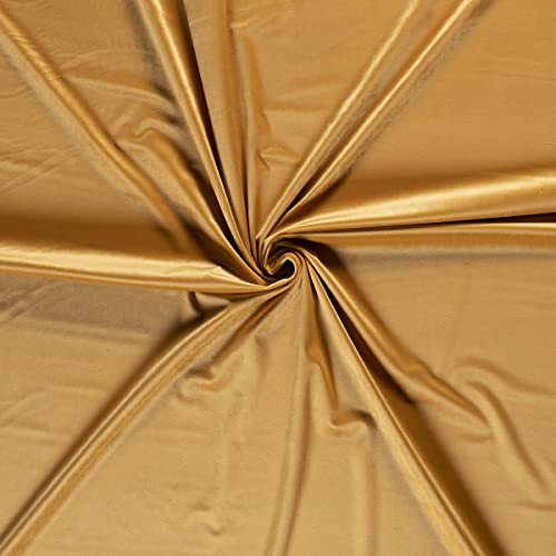 Tissu en velours soyeux couleur jaune ocre pour envelopper votre intérieur de douceur