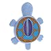 Vektenxi Thermomètre de bain-température de forme de tortue de bain pour bébé, jouets pour la douche des tout-petits en bas âge rentable et durable