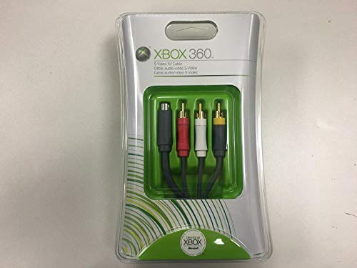 Microsoft Official Xbox 360 S Video AV Cable High Definition TV Cable