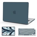 B BELK Compatible with MacBook Air 13.6 inch Case 2025 2024 2023 2022 Release M4 M3 M2 A3240 A3113 A2681 Liquid Retina Display, Plastic Hard Shell Case +Keyboard Cover+Screen Protector, Midnight Blue