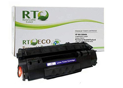 Greatest Product Renewable Toner Compatible Toner Cartridge Replacement for HP 49A Q5949A LaserJet 1160 1320 3390 3392 Greatest Product Renewable Toner Compatible Toner Cartridge Replacement for HP 49A Q5949A LaserJet 1160 1320 3390 3392