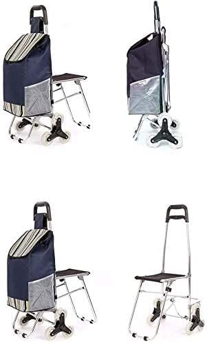 Carretilla ligera plegable con bolsa y asiento miniatura 5
