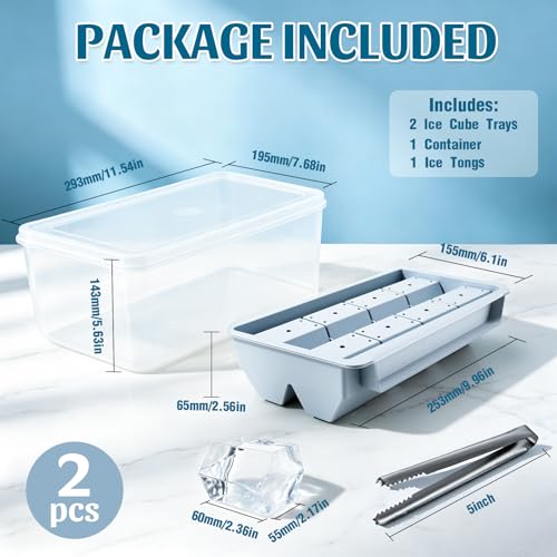 Set de 2 Cubeteras Hexagonales Grandes con Pinzas miniatura 2