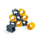 Bigjigs Toys Tic Tac Toe - 11 Piece Wooden & Silicone Noughts and Crosses Game, Classic Board Games, Sustainable Wood Board with Silicone XOXO Shapes, Baby Toddler Toys, Gifts For 1 Year Old - Image 4