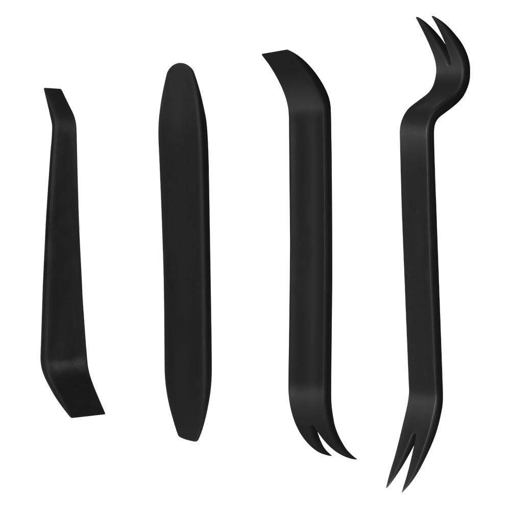 flintronic 3PC Auto Zierleistenkeile, Hebelwerkzeug Auto Set, Demontage Werkzeug Innenraum Verkleidung, Türverkleidung-Werkzeug für Fahrzeug-verkleidung Reparatur Zierleisten Keil Clip Löser(Schwarz)