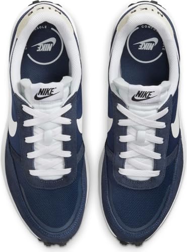 Nike Waffle Debut Men's Shoes (FJ4195-400, Midnight Navy/Obsidian/Thunder Blue/White) Size 124