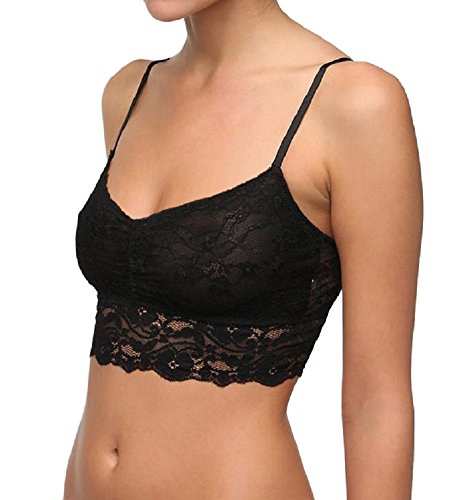 Zenana Women's All Over Lace Padded Bralette