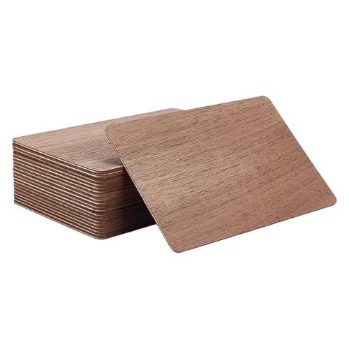 Cartes en bois NFC NTAG213 OLYCRAFT grises élégantes pour professionnels exigeants