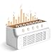 White Noise Machine | Shiawase Sounds of Nature Box | Tragbare Schlaf-Sound-Maschine Baby Erwachsene | 8 Naturgeräusche Mixer-Optionen Bluetooth-Lautsprecher | Schlafen Büro Yoga (weiß/Holzmaserung)