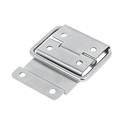 Sourcingmap Wooden Case Air Box 55mmx35mm Metal Positioning Support Hinges Silver Tone - Image 2
