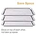 Stainless Steel Tray - TONBAO 3pcs Metal Tray 13.5'' X 10''Dental Medical Tray for Tattoo Supplies, Resin, Bathroom, Lab Instrument
