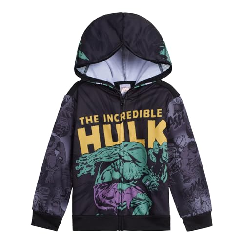 Image of Marvel Boys' Cosplay Fleece Zip-Up Hoodie Little Kid to Big Kid