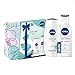 Produktbild NIVEA Reiseliebe Geschenkset, verwöhnendes Beauty Set mit feuchtigkeitsspendenden Pflegeprodukten, Pflegeset mit Duschgel, Body Lotion und mehr