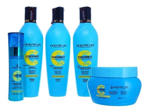 Oriente Life Coconut Mask for Curly hair 300g (10.14 oz) - Coconut Oriente Life Moisturizing and Nourishing Curls Mask was specially created to treat curly hair.