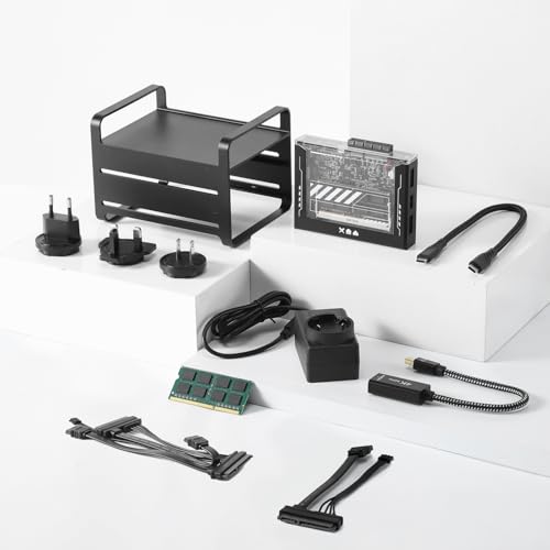 ZimaBlade X86 Einzelplatine-Server für Cybe Native, DeskBuild NAS-Kit 4-Core DIY NAS mit One-Click-Apps Hackbarer persönlicher Server mit PCIe x4, Gigabit Ethernet 4K Media Network Attached Storage